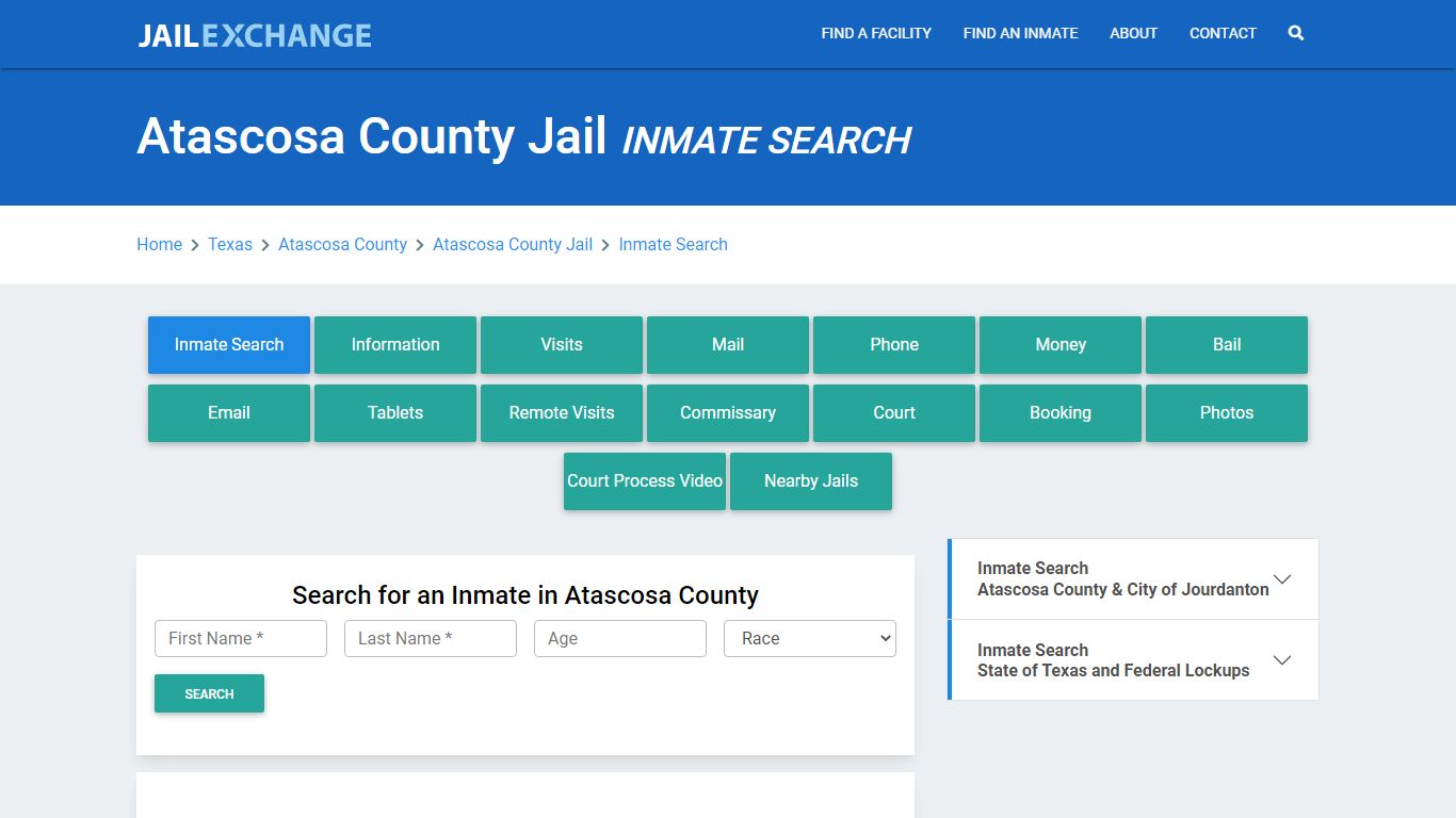 Atascosa County Jail, TX Inmate Search: Roster & Mugshots